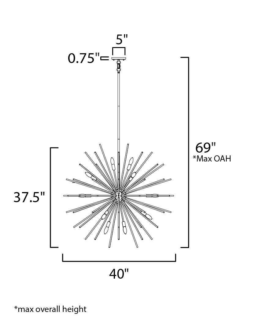 Maxim Polaris 28666CLPC Pendant Light - Polished Chrome