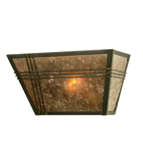 Meyda Tiffany Triangulator 28716 Wall Light - Craftsman Brown