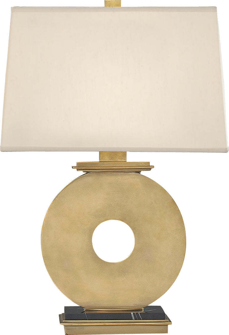 Robert Abbey Lighting 125 Tic-Tac-Toe Lamp Natural Brass