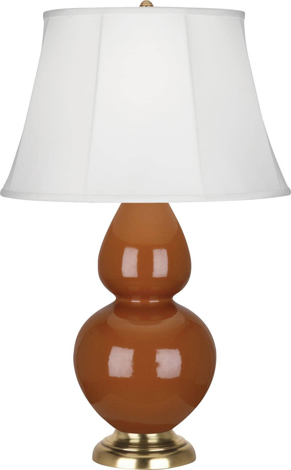 Robert Abbey Lighting 1757 Double Gourd Lamp Cinnamon Glazed