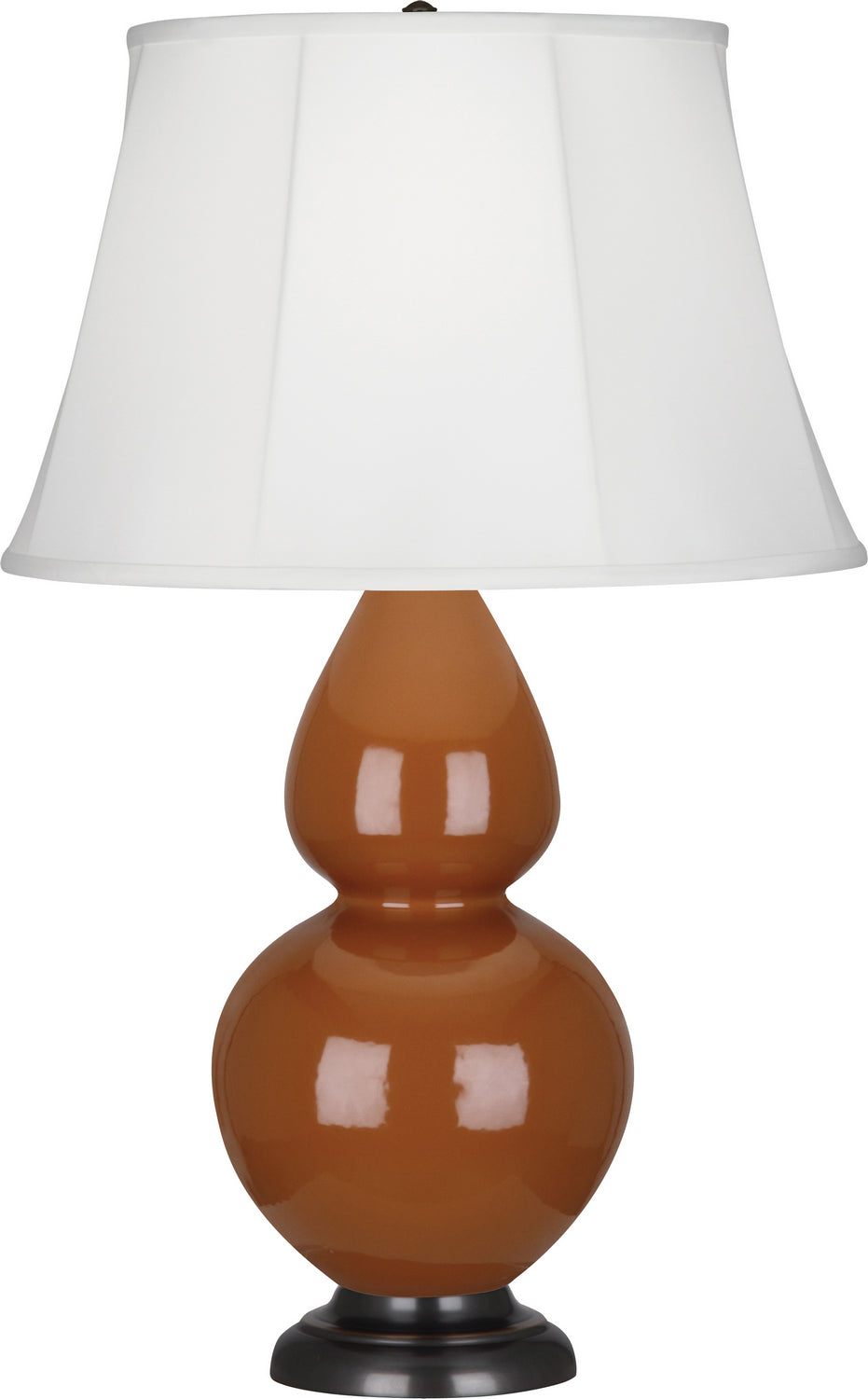 Robert Abbey Lighting 1758 Double Gourd Lamp Cinnamon Glazed