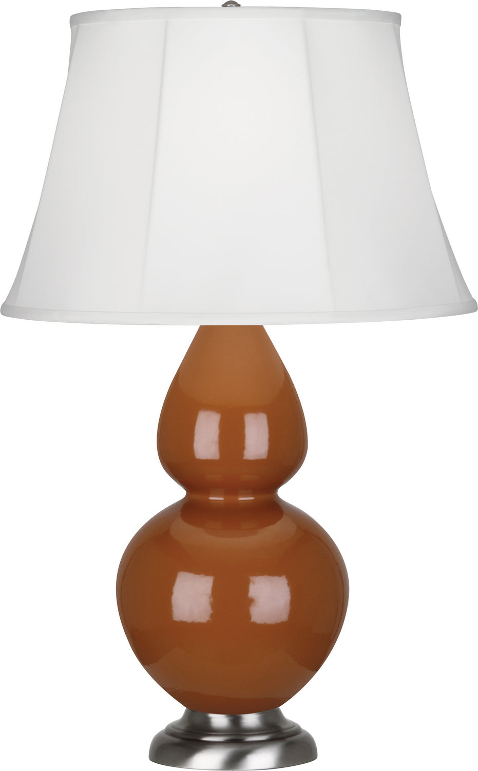 Robert Abbey Lighting 1759 Double Gourd Lamp Cinnamon Glazed