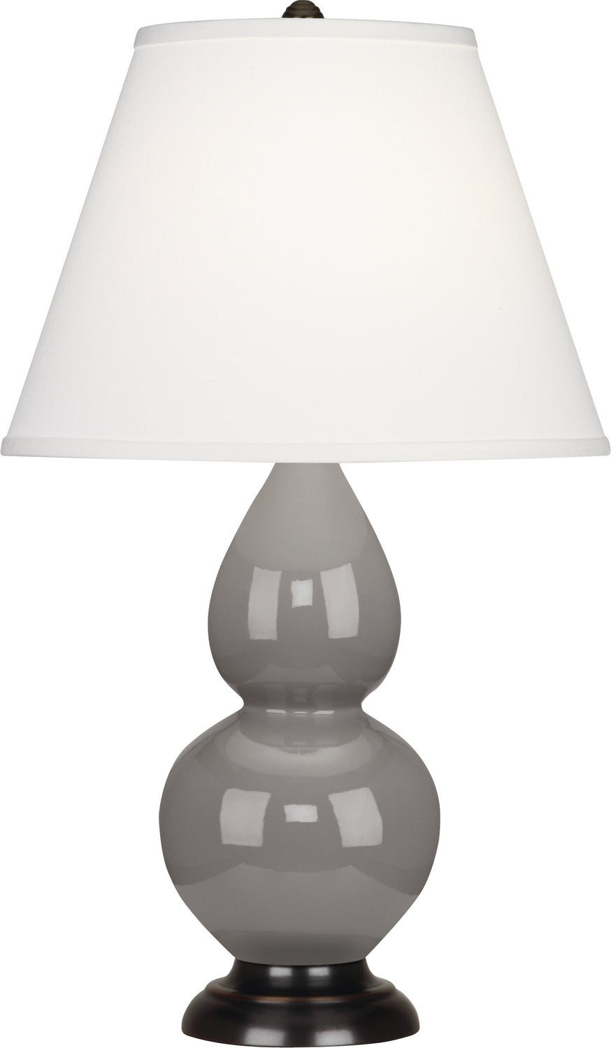 Robert Abbey Lighting 1769X Small Double Gourd Lamp Smoky Taupe Glazed
