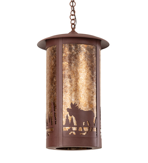 Meyda Tiffany Lighting 28792 Fulton One Light Pendant Outdoor Bronze / Dark