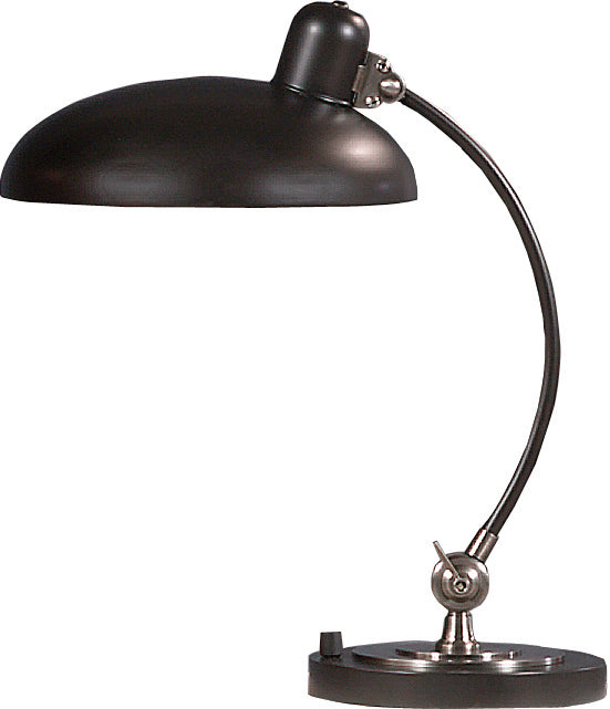 Robert Abbey Lighting 1840 Bruno Lamp Lead Bronze W/Ebonized Nickel