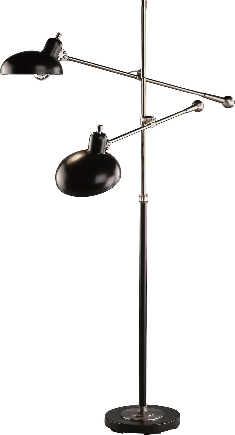 Robert Abbey Lighting 1848 Bruno Lamp Lead Bronze W/Ebonized Nickel