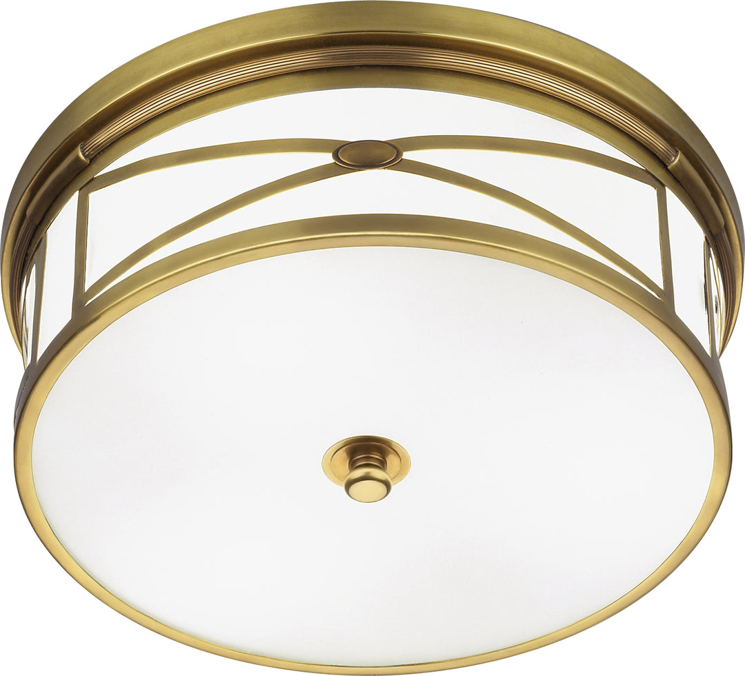 Robert Abbey Chase 1985 Ceiling Light - Antique Brass