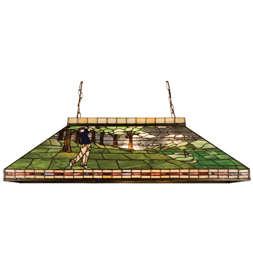 Meyda Tiffany Golf 28810 Pendant Light - Bronze