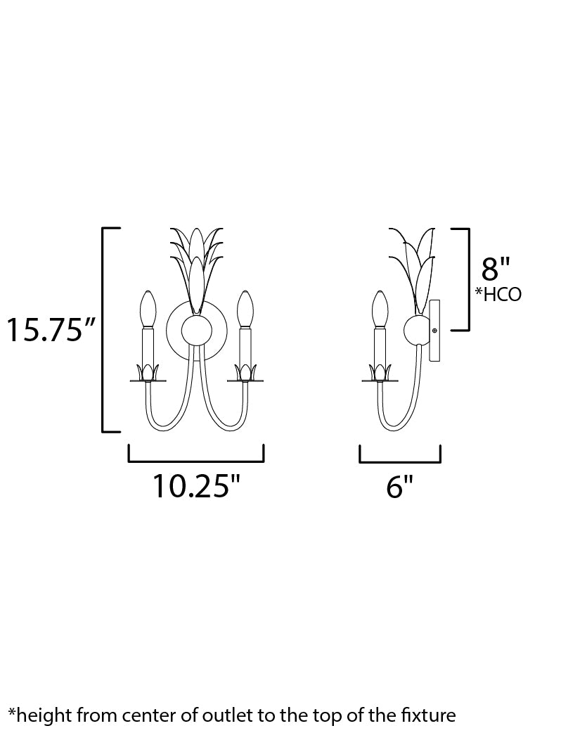 Maxim Paloma 2882AR Wall Sconce Light - Anthracite