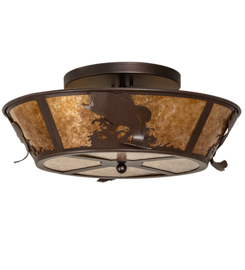 Meyda Tiffany Leaping Bass 28821 Ceiling Light - Cafe-Noir