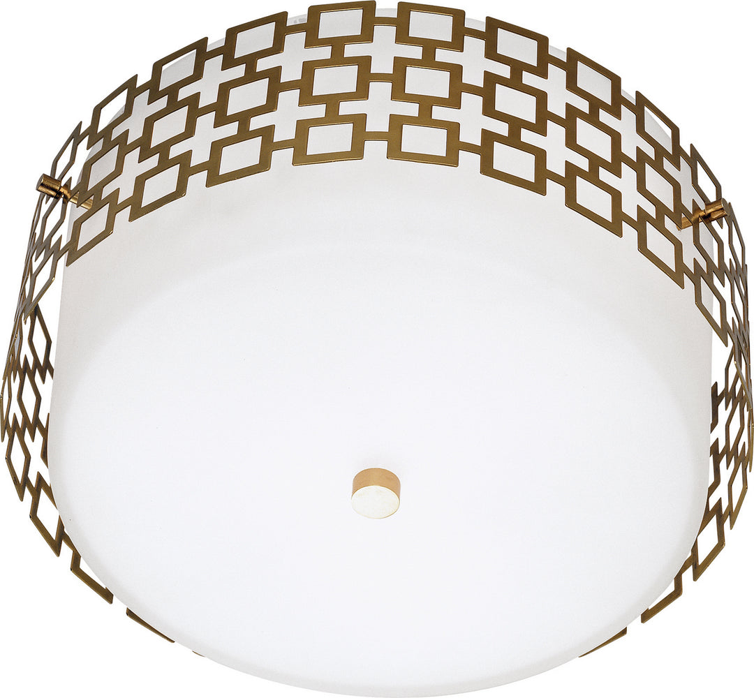 Robert Abbey Jonathan Adler Parker 664 Ceiling Light - Antique Brass