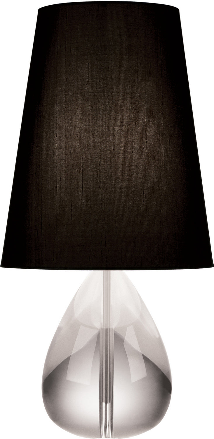 Robert Abbey Lighting 676B Jonathan Adler Claridge Lamp Lead Crystal W/Polished Nickel