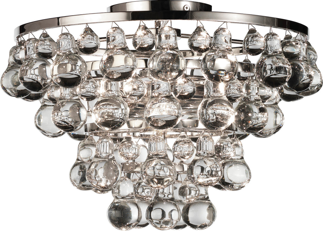 Robert Abbey Bling S1002 Ceiling Light - Polished Nickel