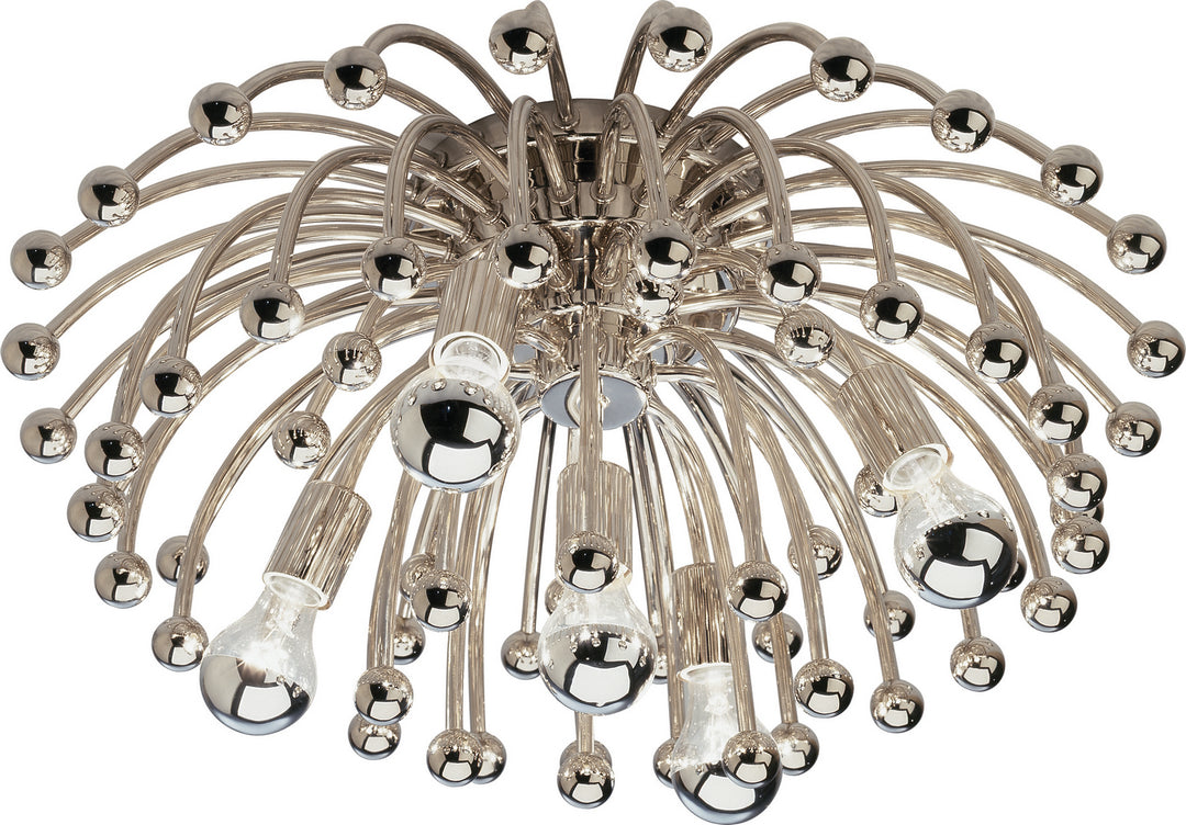 Robert Abbey Anemone S1306 Ceiling Light - Polished Nickel