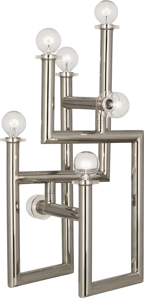 Robert Abbey Lighting S902 Jonathan Adler Milano Lamp Polished Nickel