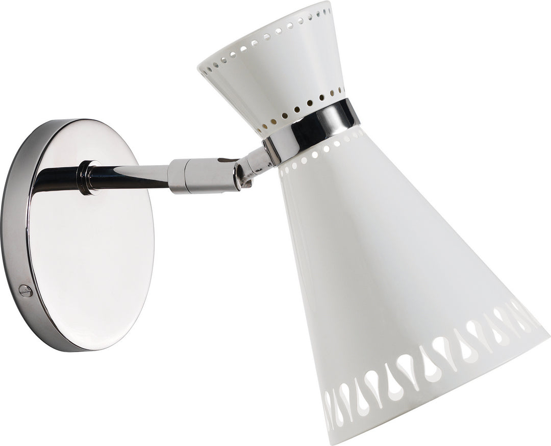 Robert Abbey Jonathan Adler Havana W697 Wall Sconce Light - Polished Nickel