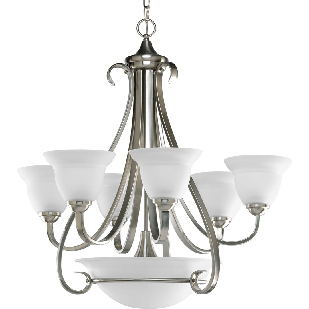 Progress Torino P4417-09 Chandelier Light - Brushed Nickel