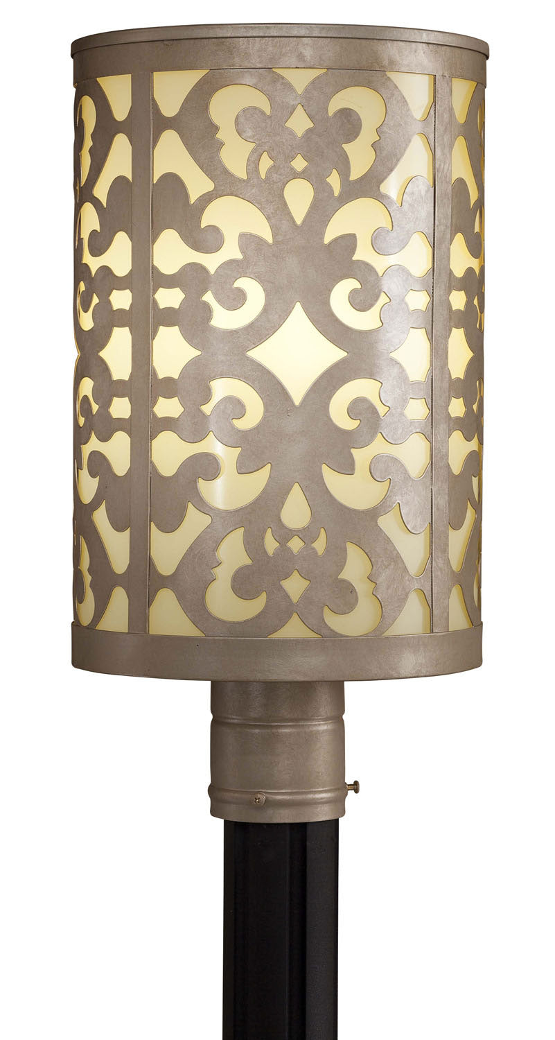 Minka-Lavery Lighting 1496-252-PL Nanti One Light Post Mount Outdoor Gold, Champ, Gld Leaf