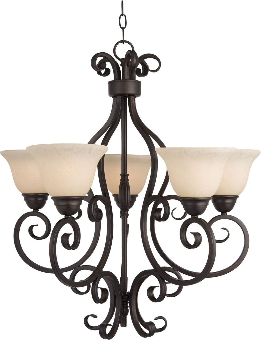Maxim Manor 12205FIOI Chandelier Light - Oil Rubbed Bronze