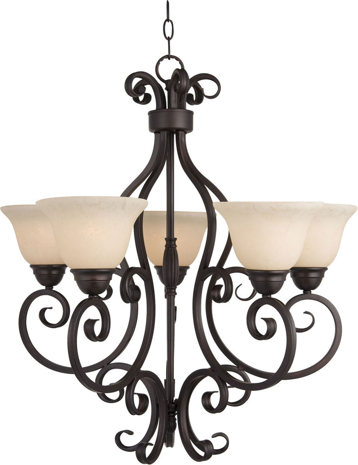 Maxim Manor 12205FIOI Chandelier Light - Oil Rubbed Bronze