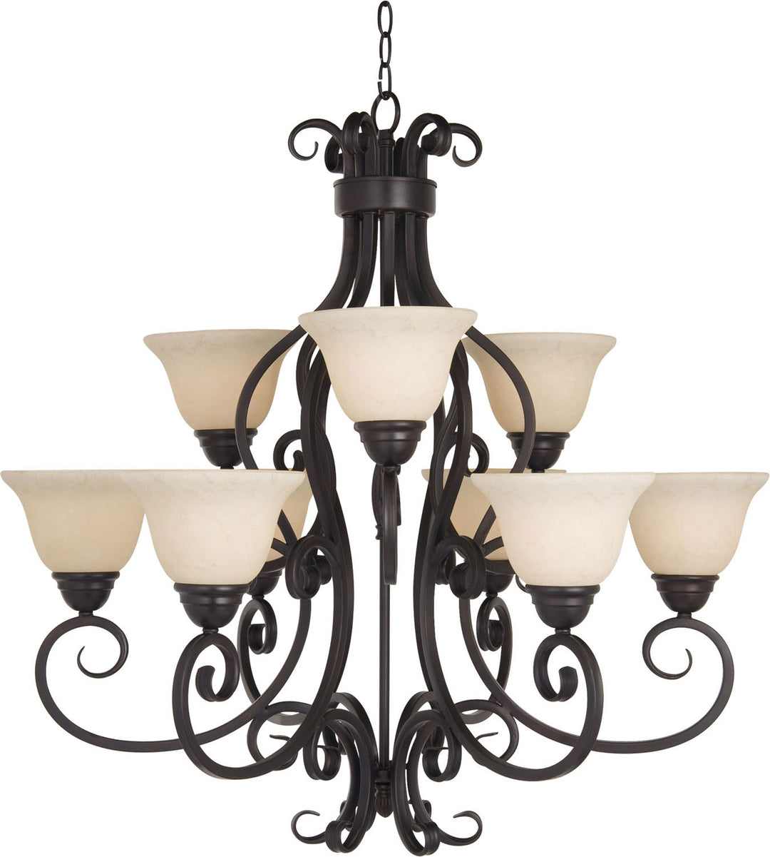 Maxim Manor 12207FIOI Chandelier Light - Oil Rubbed Bronze