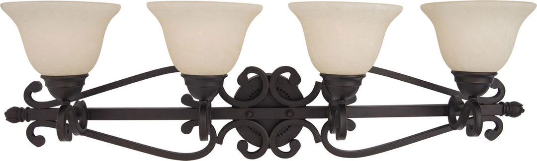 Maxim Manor 12214FIOI Bath Vanity Light 37 in. wide - Oil Rubbed Bronze