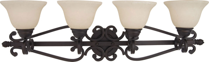 Maxim Manor 12214FIOI Bath Vanity Light 37 in. wide - Oil Rubbed Bronze
