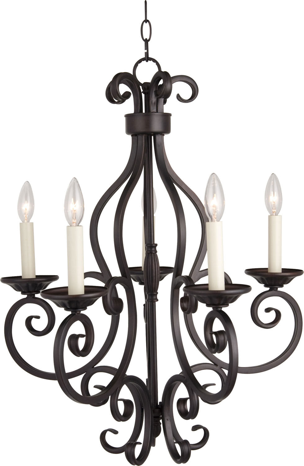 Maxim Manor 12215OI Chandelier Light - Oil Rubbed Bronze