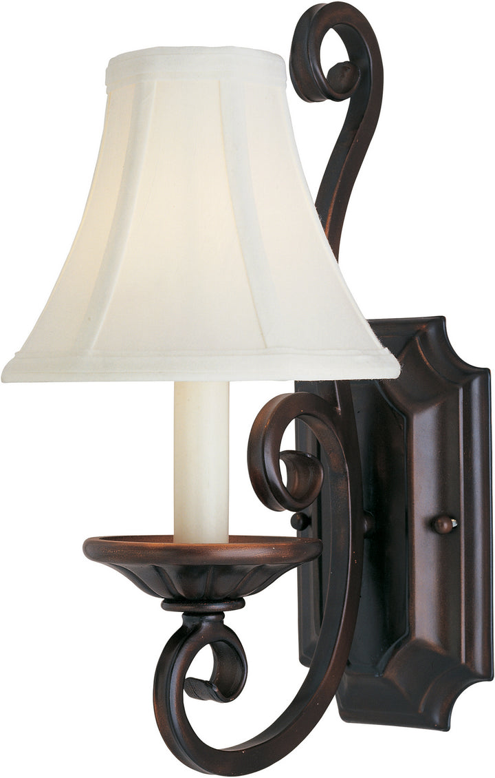 Maxim Manor 12217OI/SHD123 Wall Sconce Light - Oil Rubbed Bronze