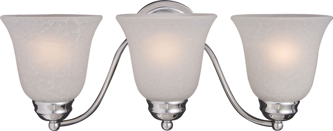 Maxim Basix 2122ICPC Bath Vanity Light 19 in. wide - Polished Chrome