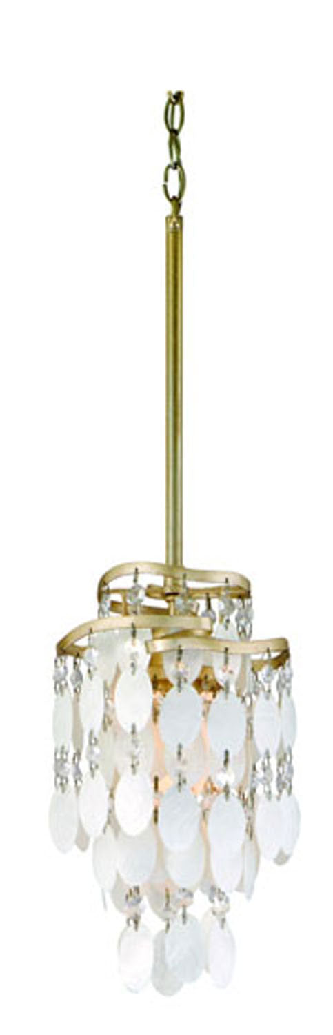 Corbett Dolce 109-41-CPL Pendant Light - Champagne Leaf