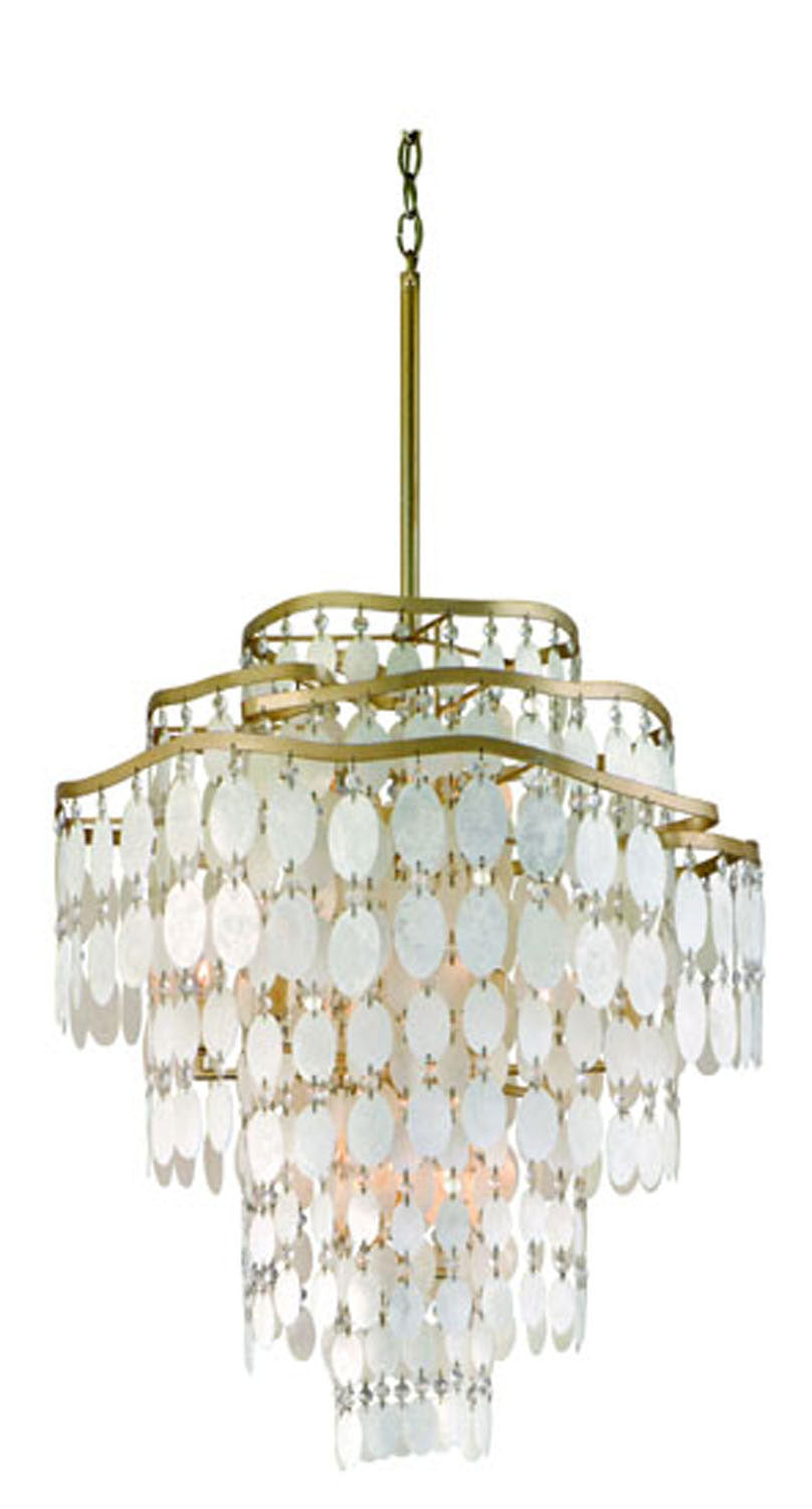 Corbett Dolce 109-412-CPL Chandelier Light - Champagne Leaf