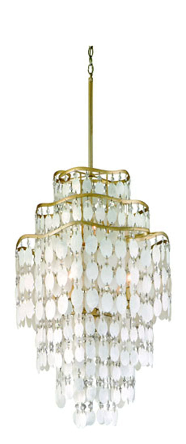 Corbett Dolce 109-47 Chandelier Light - Champagne Leaf