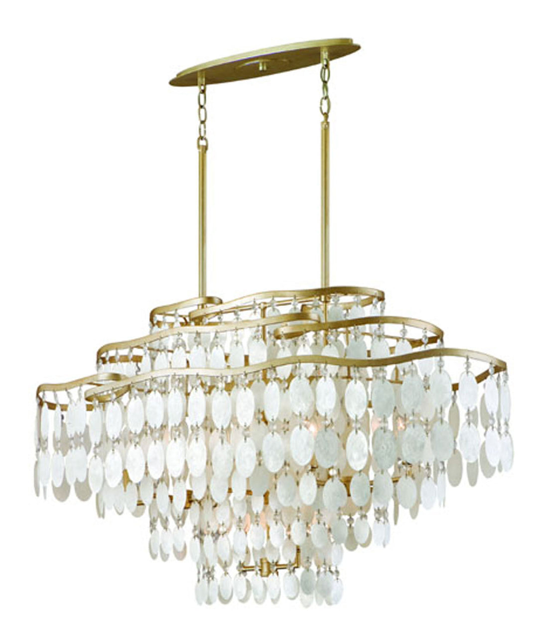 Corbett Dolce 109-512 Pendant Light - Champagne Leaf