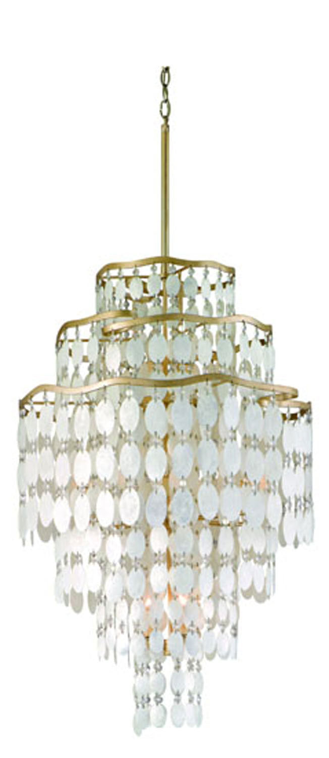 Corbett Dolce 109-712 Chandelier Light - Champagne Leaf