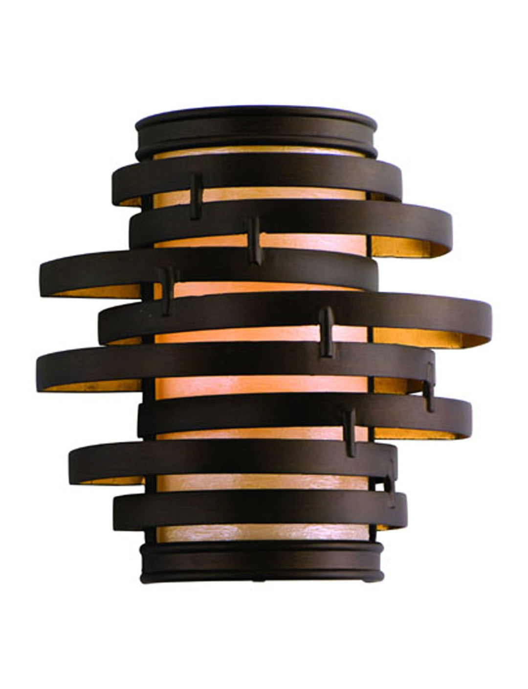 Corbett Vertigo 113-11 Wall Sconce Light - Bronze And Gold Leaf