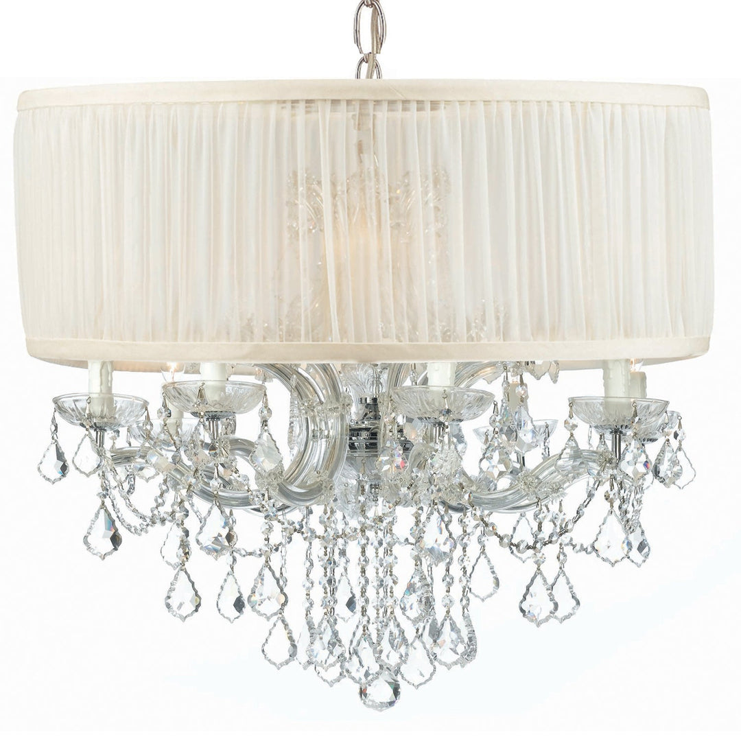 Crystorama Brentwood 4489-CH-SAW-CLQ Chandelier Light - Polished Chrome