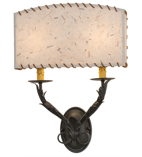 Meyda Tiffany Ranchero 29143 Wall Light - Wrought Iron