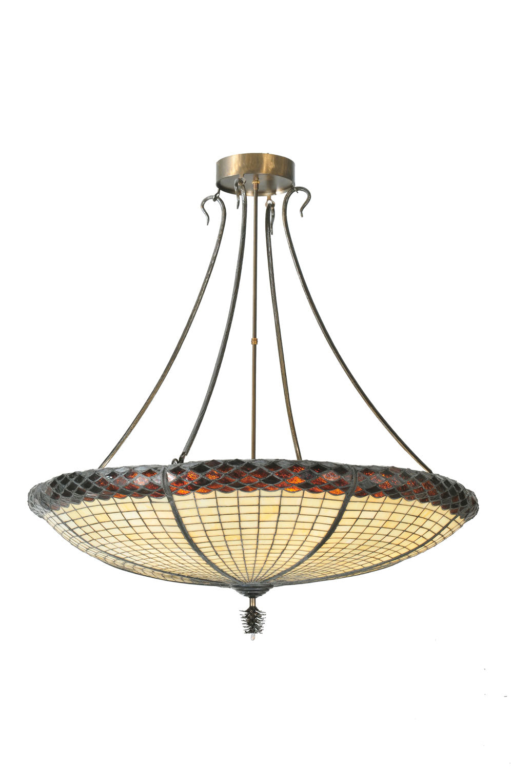 Meyda Tiffany Greenbriar Oak 105628 Pendant Light - Antique Copper