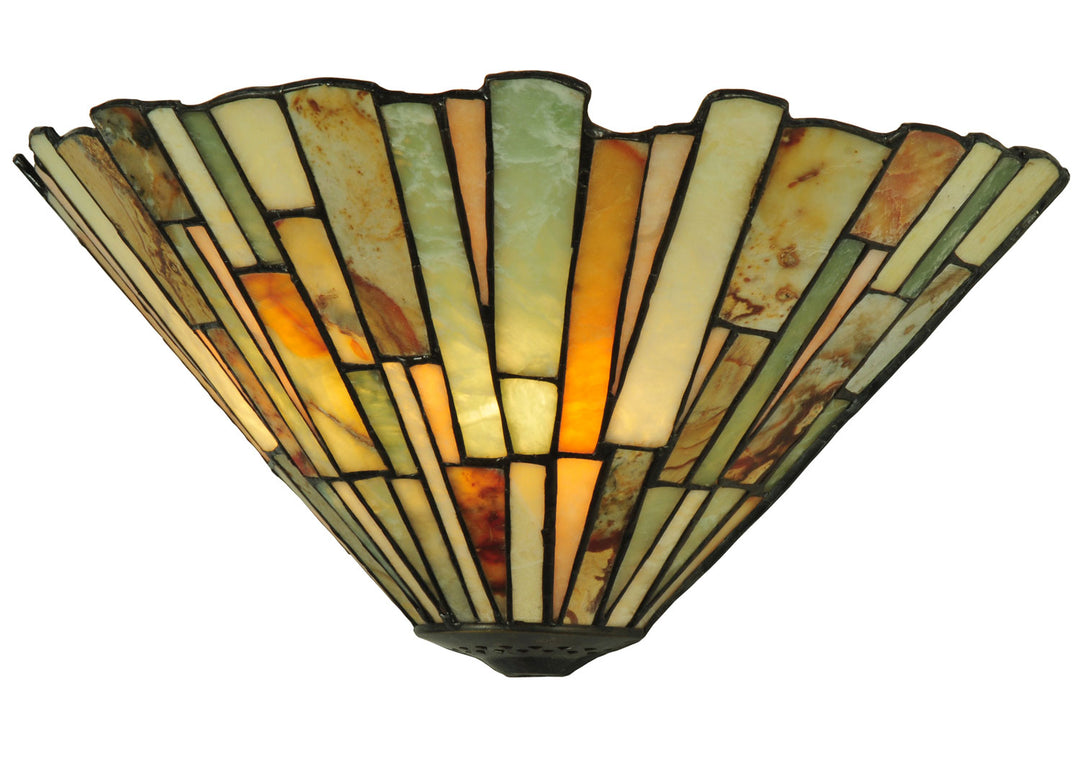 Meyda Tiffany Delta 106732 Wall Light - Moss Green