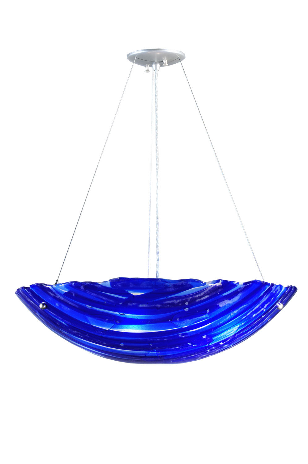 Meyda Tiffany Metro Fusion 107083 Pendant Light - Blue/Dk/Med/Lt.On Clear