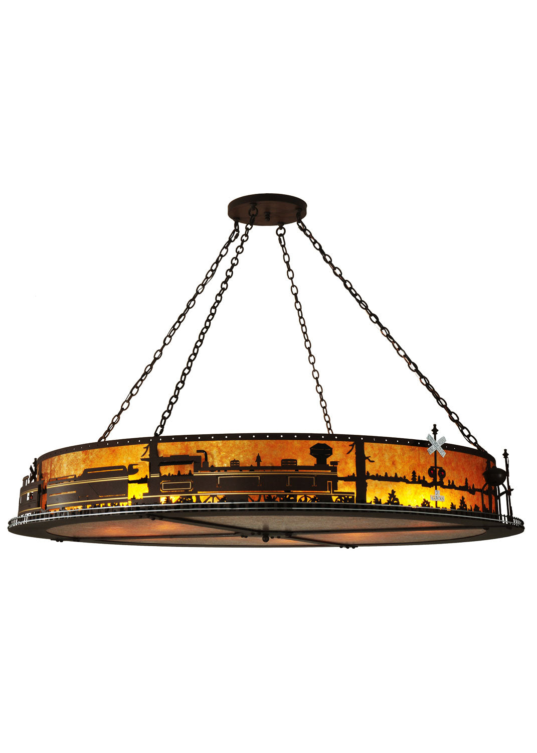 Meyda Tiffany Train 107264 Pendant Light - Cafe-Noir