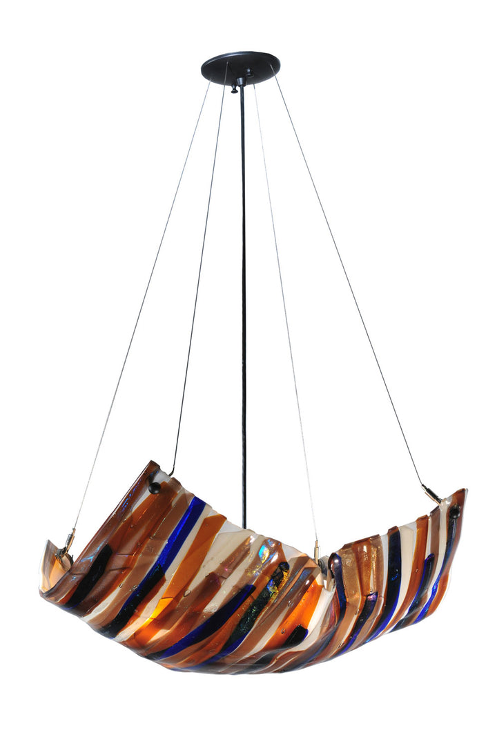 Meyda Tiffany Oceano 107779 Pendant Light - Rust, Wrought Iron