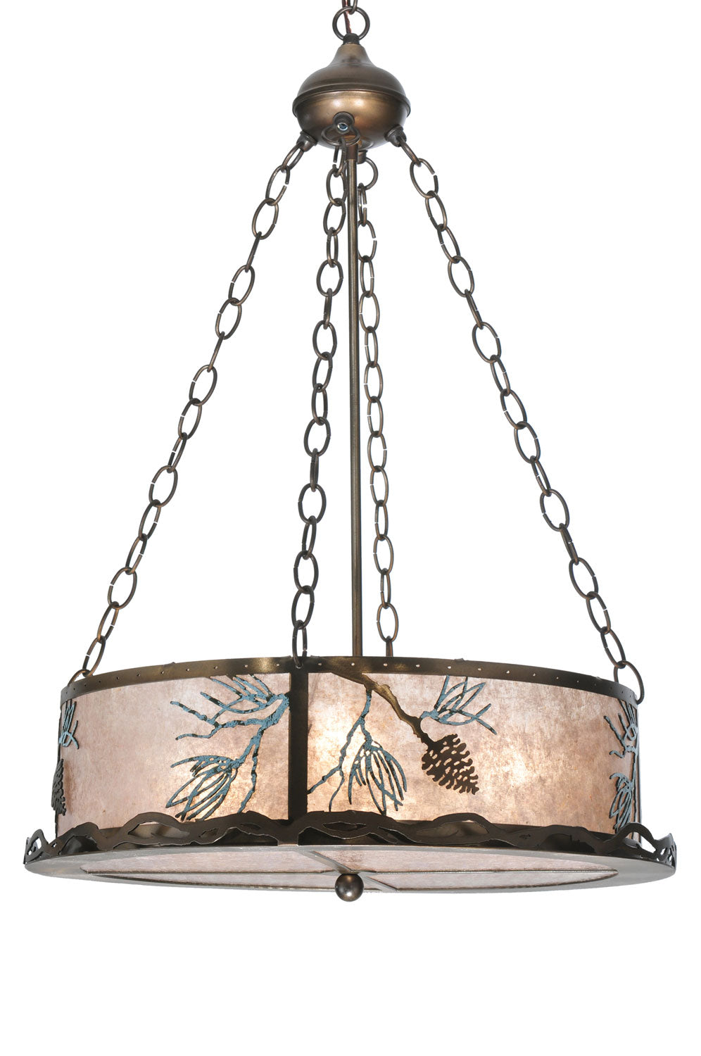 Meyda Tiffany Balsam Pine 107941 Pendant Light - Antique Copper