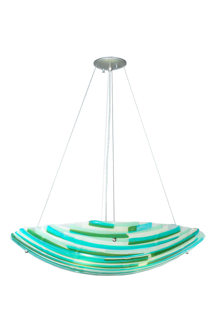 Meyda Tiffany Metro Fusion 108133 Pendant Light - Nickel