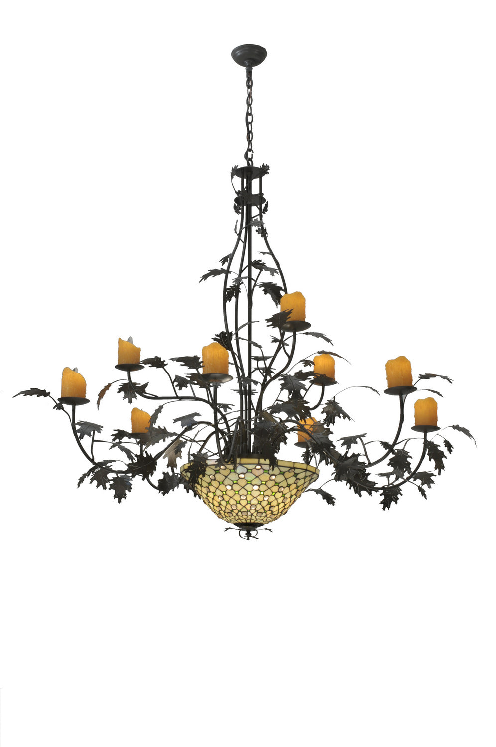 Meyda Tiffany Diamond & Jewel 108705 Chandelier Light - Timeless Bronze