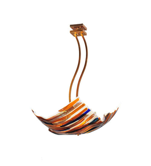 Meyda Tiffany Metro Fusion 108741 Ceiling Light - Transparent Copper