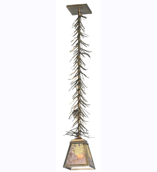 Meyda Tiffany Winter Pine 108843 Pendant Light - Antique Copper