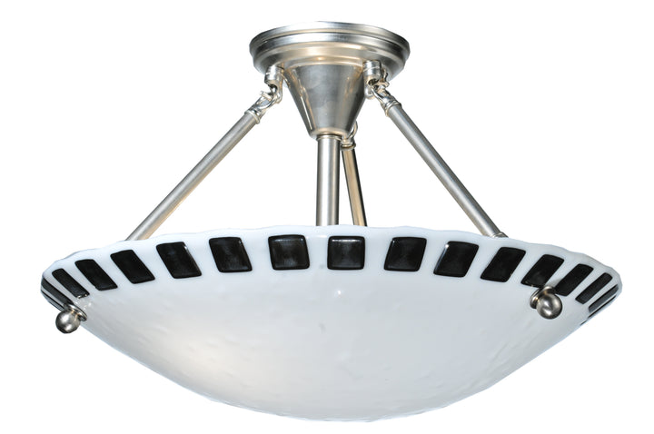 Meyda Tiffany Metro Fusion 109062 Ceiling Light - Nickel