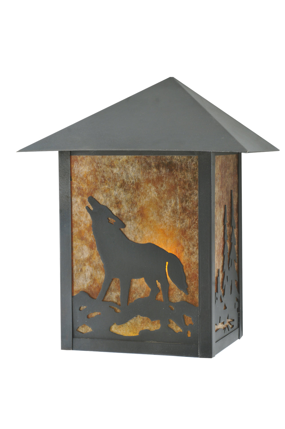 Meyda Tiffany Lighting 109130 Seneca One Light Wall Sconce Outdoor Bronze / Dark